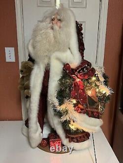 Santa Clause St. Nick Figure One Of A Kind 2007 Original J. Cruise Art Piece 36