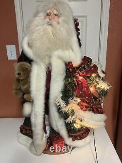 Santa Clause St. Nick Figure One Of A Kind 2007 Original J. Cruise Art Piece 36