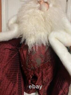 Santa Clause St. Nick Figure One Of A Kind 2007 Original J. Cruise Art Piece 36