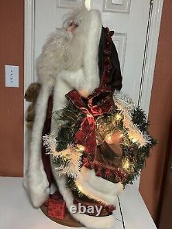 Santa Clause St. Nick Figure One Of A Kind 2007 Original J. Cruise Art Piece 36