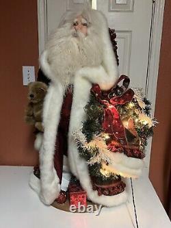 Santa Clause St. Nick Figure One Of A Kind 2007 Original J. Cruise Art Piece 36