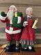 Santa & Mrs Claus Animated Electric Moving Figures Holiday Creations 1998