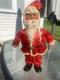 Santa Very Old Vintage Unusual Small Size 18t Santa Claus W Satin Outfit