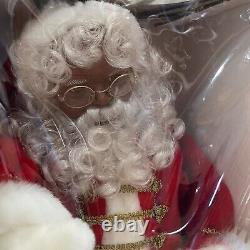 Santa's Best Holiday Animation Santa Claus AA African American Motionette 90s