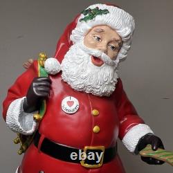 Santa's Mini Schnauzers the Danbury Mint MBI Santa Claus Dog Sculpture Christmas