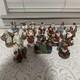 Set Of 15 International Santa Figurines Christmas Decor Collection