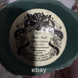 Set of 15 International Santa Figurines Christmas Decor Collection