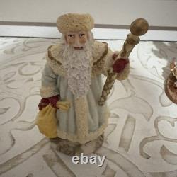 Set of 15 International Santa Figurines Christmas Decor Collection