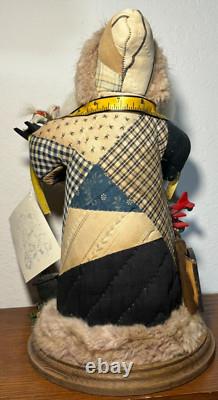 Sha Smith 1998 Old World Santa Signed & Numbered 5524 Toy Maker Workshop Quilted