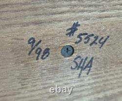 Sha Smith 1998 Old World Santa Signed & Numbered 5524 Toy Maker Workshop Quilted