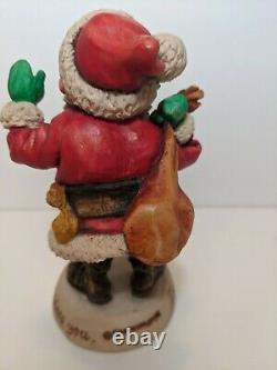 Simpich-Carolers 1st Edition Santa Love & Joy come to you and God blessed you
