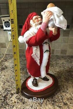 Simpich Santa Claus With Christmas Baby, Apple Of His Eye, Very Rare 154/1500