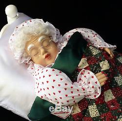 Sleeping Mrs. Santa Claus / Vintage 1992 Telco Motion-ette / Watch Our Video