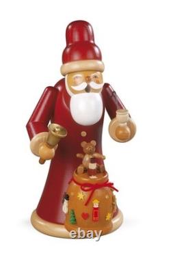 Smoker Figure Large Santa Claus With Gifts (WxH) 13x22cm New