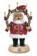 Smoker Figure Medium Santa Claus With Candle Arch (w X H) 12 X 19 Cm