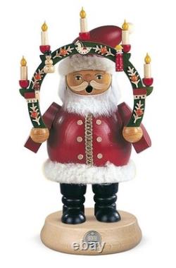 Smoker Figure Medium Santa Claus With Candle Arch (W x H) 12 x 19 cm