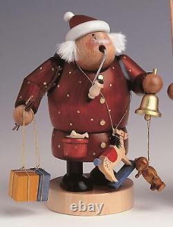 Smoker Santa Claus with Toys 13x11x20cm New Smoke Figure