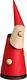 Smoking Figure Santa Claus Colorful Wxhxd 8x22x9cm New Smoker Wood