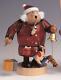 Smoking Santa Claus With Toy Wxdxh = 5 1/8x4 5/16x7 7/8in New Smoke Character