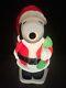 Snoopy Santa Claus Christmas Blow Mold Lighted 32 In