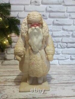 Soviet antique santa claus est. 1963, collectible christmas figure, USSR RARE