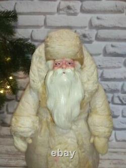 Soviet antique santa claus est. 1963, collectible christmas figure, USSR RARE