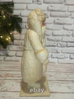 Soviet antique santa claus est. 1963, collectible christmas figure, USSR RARE