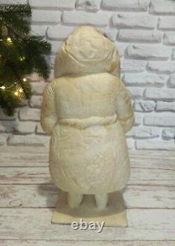 Soviet antique santa claus est. 1963, collectible christmas figure, USSR RARE