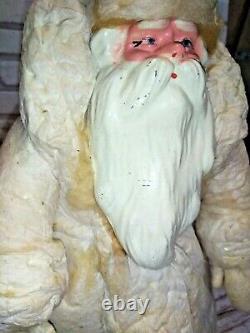 Soviet antique santa claus est. 1963, collectible christmas figure, USSR RARE