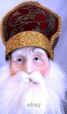 St. Nicholas Father Christmas Santa Claus Figure Almost 2' Tall OOAK