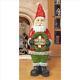 St Nick Santa Claus Merriest Welcome Wreath Festive Holiday Home Decor Statue