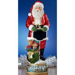 Standing Christmas Santa Claus 6ft Large Tall Figure Traditional Statue Decor