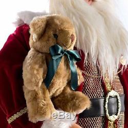 Standing Santa Claus Christmas Decoration Figure Traditional Tall Ornament 90Cm