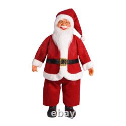 Standing Santa Claus Doll Standing Santa Figure Christmas Figurine 24 Desktop