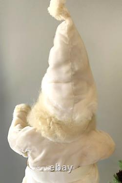 Stunning'60 Vtg SANTA CLAUS Ivory Suit RARE Display Arts NYC Display Figure 15