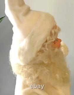 Stunning'60 Vtg SANTA CLAUS Ivory Suit RARE Display Arts NYC Display Figure 15