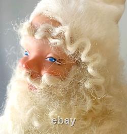 Stunning'60 Vtg SANTA CLAUS Ivory Suit RARE Display Arts NYC Display Figure 15