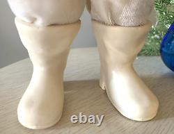 Stunning'60 Vtg SANTA CLAUS Ivory Suit RARE Display Arts NYC Display Figure 15