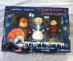 Suncoast The Year without a Santa Claus- Heat Miser, Mrs. Claus & Jingle RARE