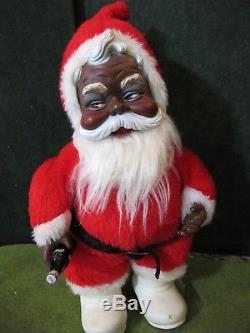 Super RARE Black/ African American Rushton 1950 Vintage Coca-Cola Santa Claus