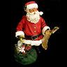 Traditional Santa Claus Figure With Bag Of Toys / Kurt S Adler / Original Box