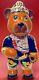 Talavera Mexican Pottery Santa Claus Bear Figure Christmas Folk Art Xl 22