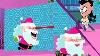 Teeny Titans A Teen Titans Go Figure Battling Game Santa Claus Figure Out For A Fight Gameplay
