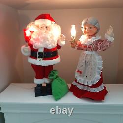 Telco Animated Motion Santa & Mrs Claus 24 figures + original boxes 1988 Exc