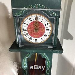 Telco Animated Motionette Electric Christmas Clock Santa Claus 24 Talking 1994