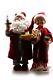 Telco Motionette Animated Santa Claus And Mrs Claus In Nightgown Pajama's
