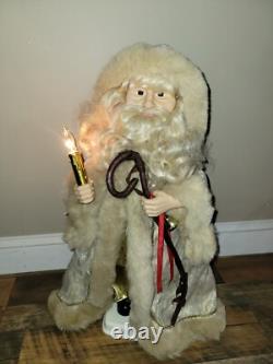 Telco Motionette Santa Claus St Nick Christmas Figure Vintage Works 24