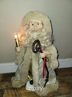 Telco Motionette Santa Claus St Nick Christmas Figure Vintage Works 24