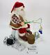 Telco Santa Claus Motion-ettes Lighted Ice Fishing W Box Video Vintage 1997