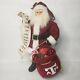 Texas A&m Christmas Santa Claus Decor With Bag Approx 15in Figure Holiday Statue
